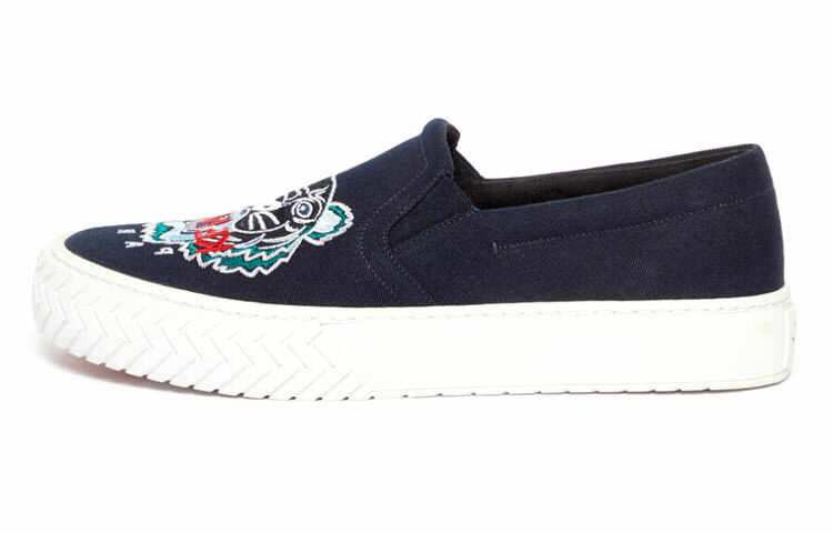 【代購】KENZO Tiger K-Skate Stylish Skateboarding Shoes Men's Marine Blue