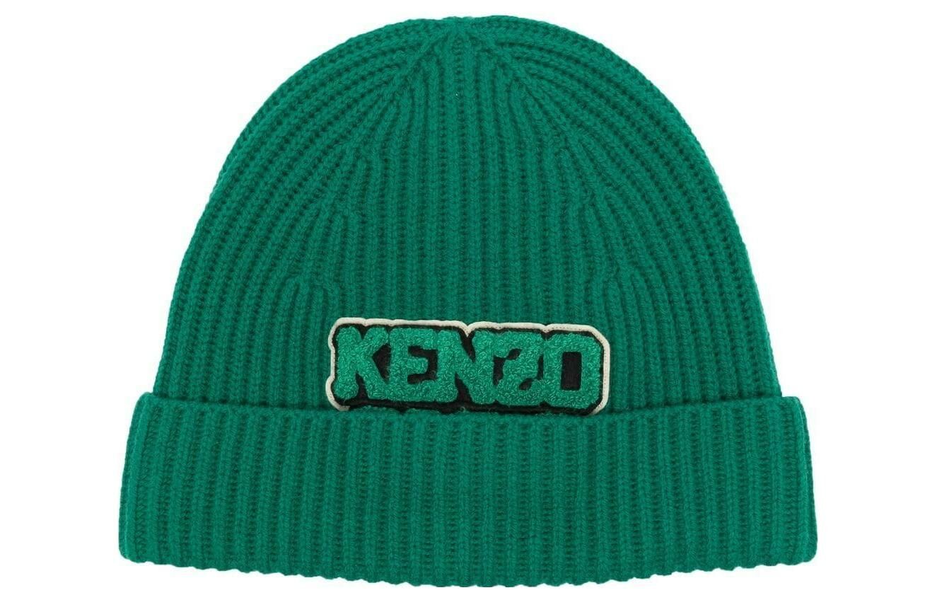 【代購】KENZO Logo Patch Knitted Beanie