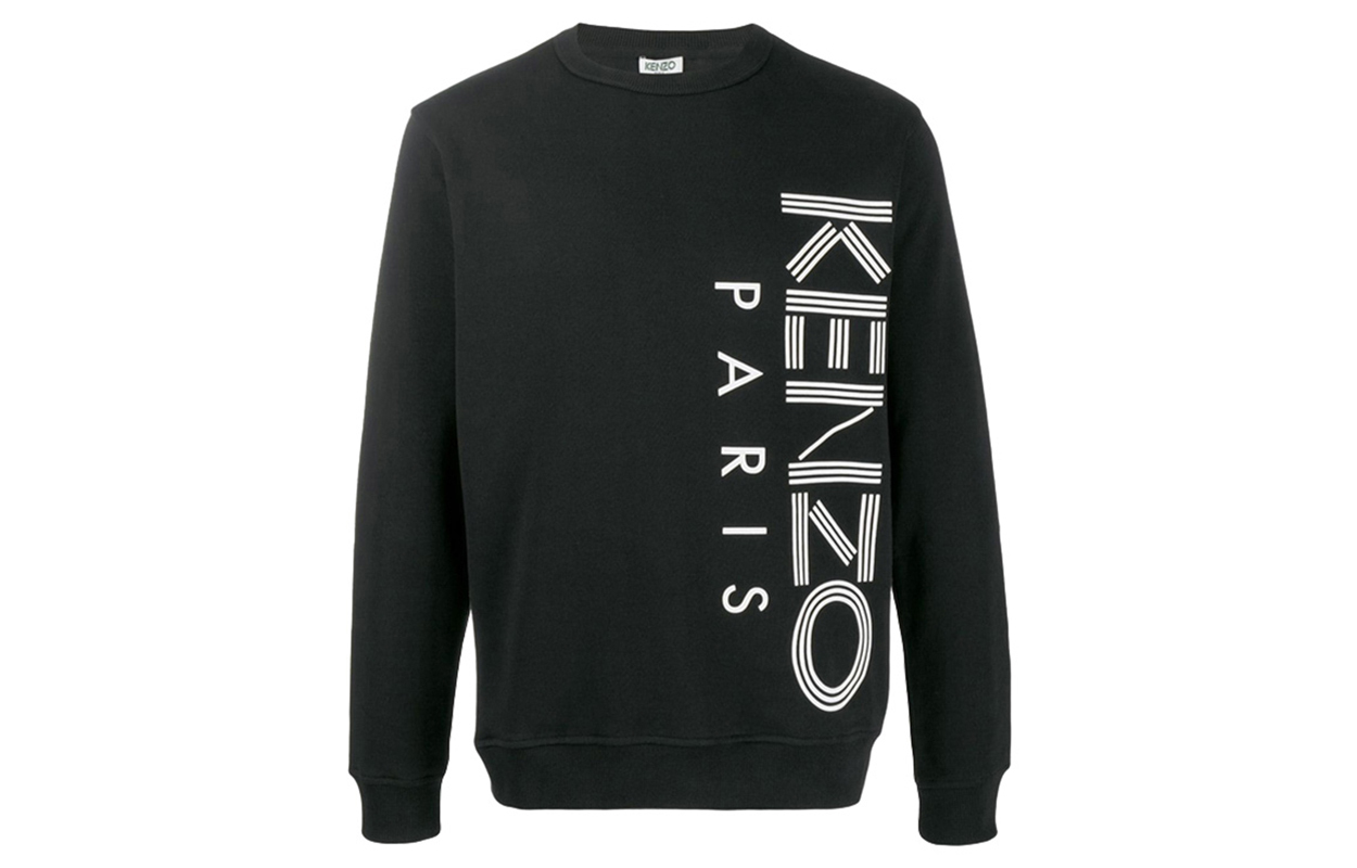 【代購】KENZO Letter Logo Sweatshirts Men Black