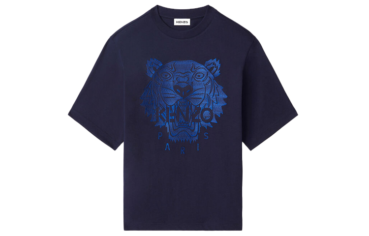 【代購】KENZO T-Shirts Men Marine Blue
