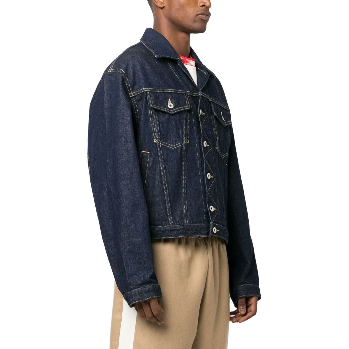【代購】KENZO Contrast-stitch Denim Jacket