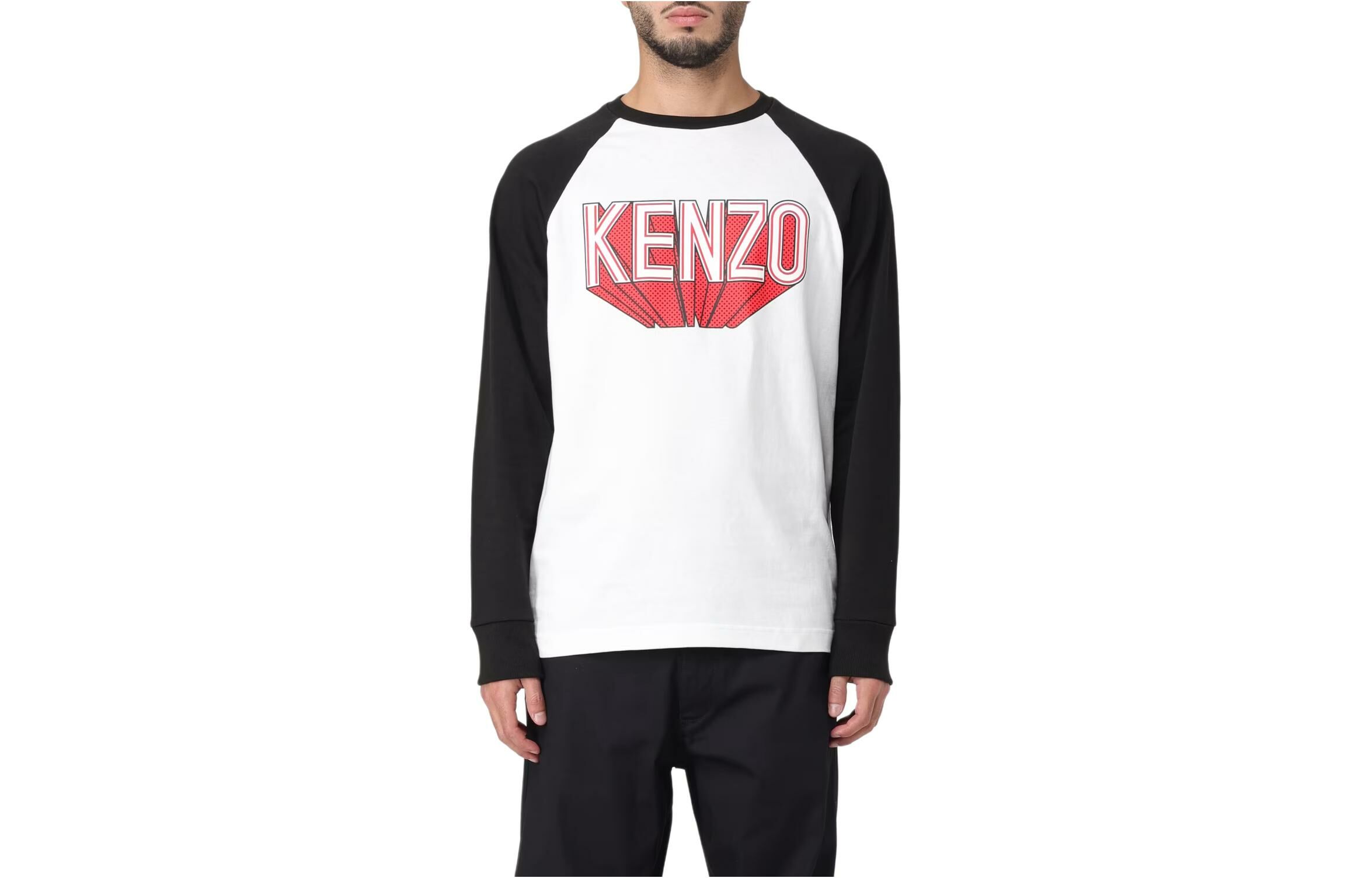 【代購】KENZO Logo-Printed Long Sleeved T-Shirt