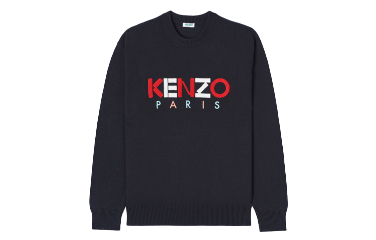 【代購】KENZO Letter Logo Sweaters Men Black
