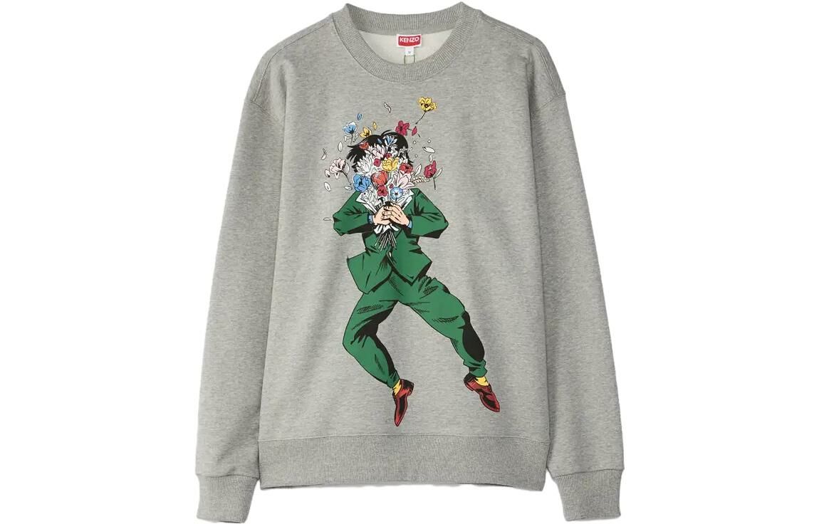 【代購】KENZO Graphic-print Cotton Sweatshirt