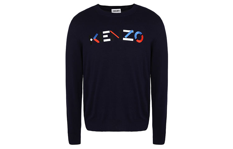 【代購】KENZO Letter Logo SS21 Sweater Men's Dark Blue