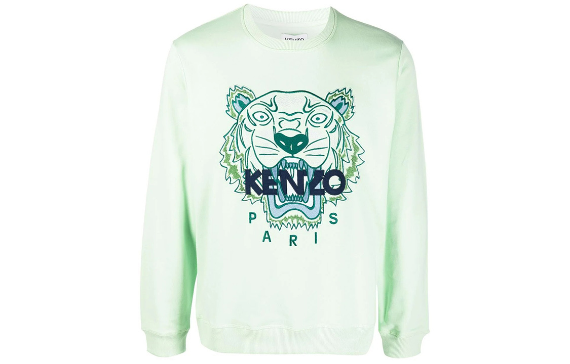 【代購】KENZO Sweatshirts Men Light Green