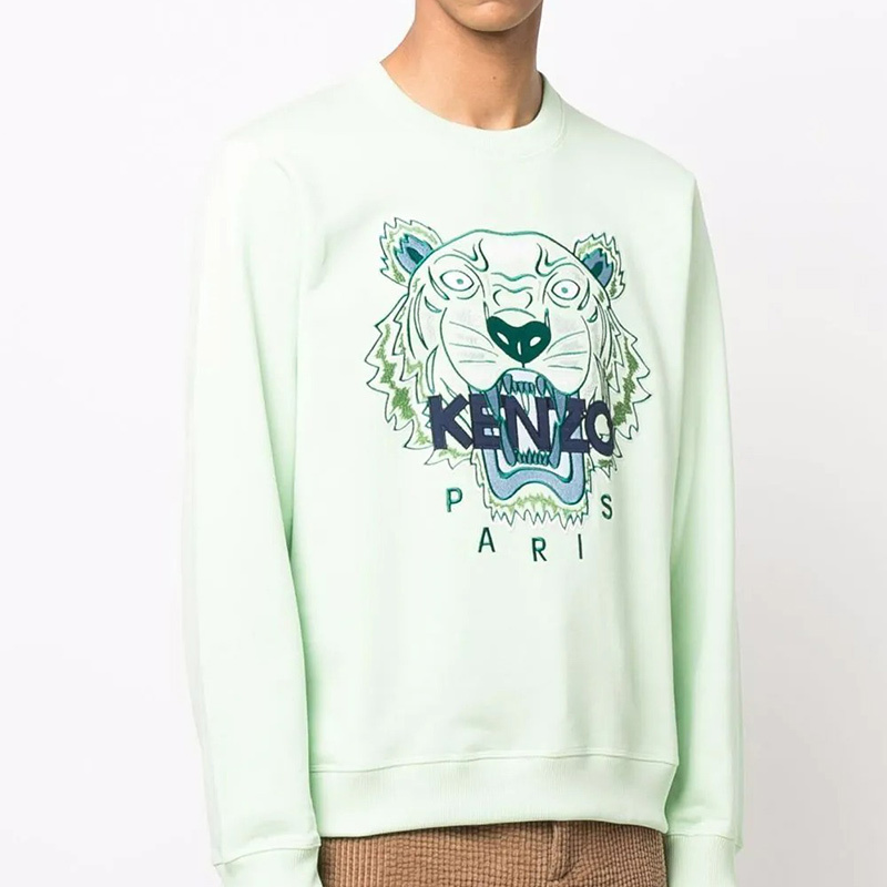【代購】KENZO Sweatshirts Men Light Green