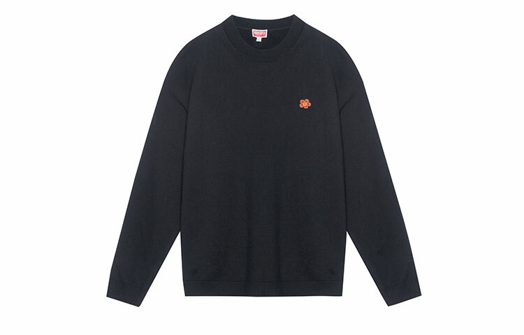 【代購】KENZO Flower-patch Crew-neck Sweatshirt