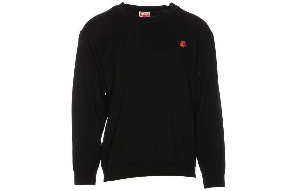 【代購】KENZO Boke Flower Crest Embroidered Knitted Sweater