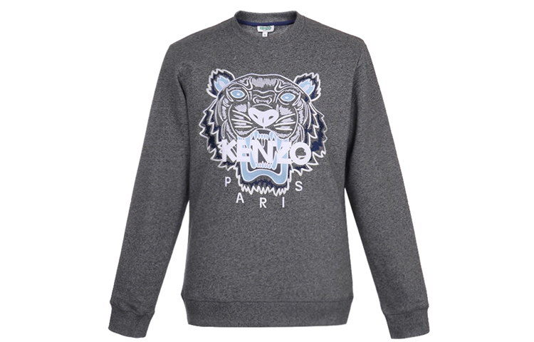 【代購】KENZO Sweatshirts Men Gray