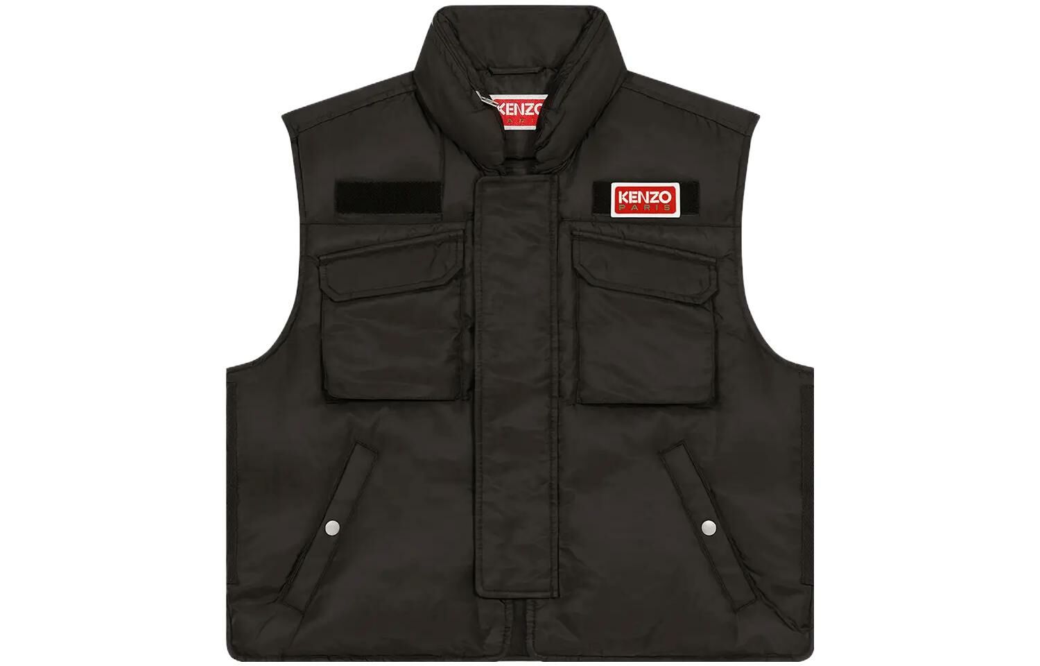 【代購】KENZO Logo-Patch Sleeveless Padded Gilet