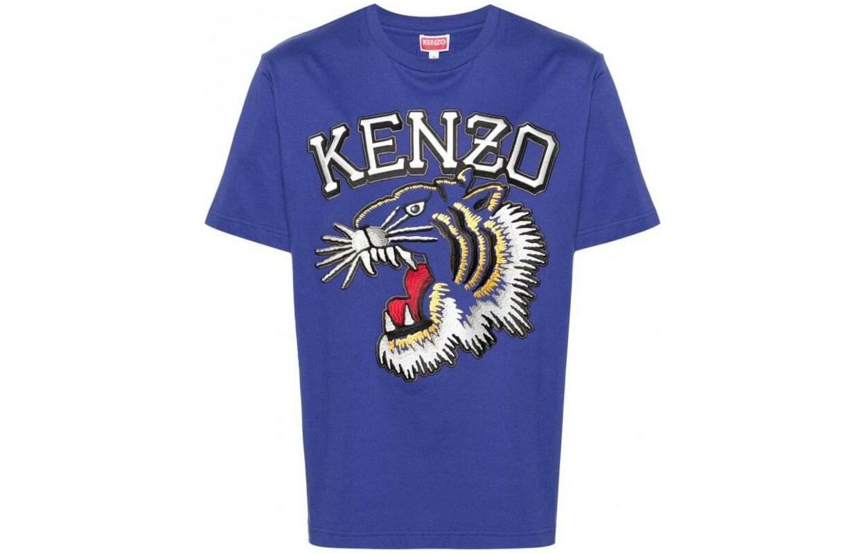 【代購】KENZO Tiger Embroidered Crewneck T-Shirt