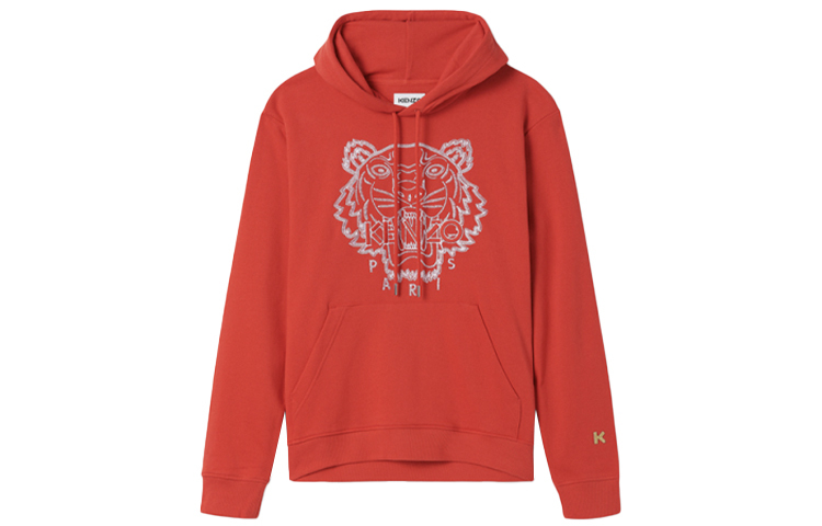 【代購】KENZO Sweatshirts Men Chinese Red