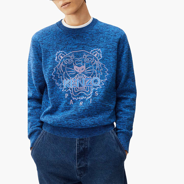 【代購】KENZO Logo Embroidered Crewneck Sweater