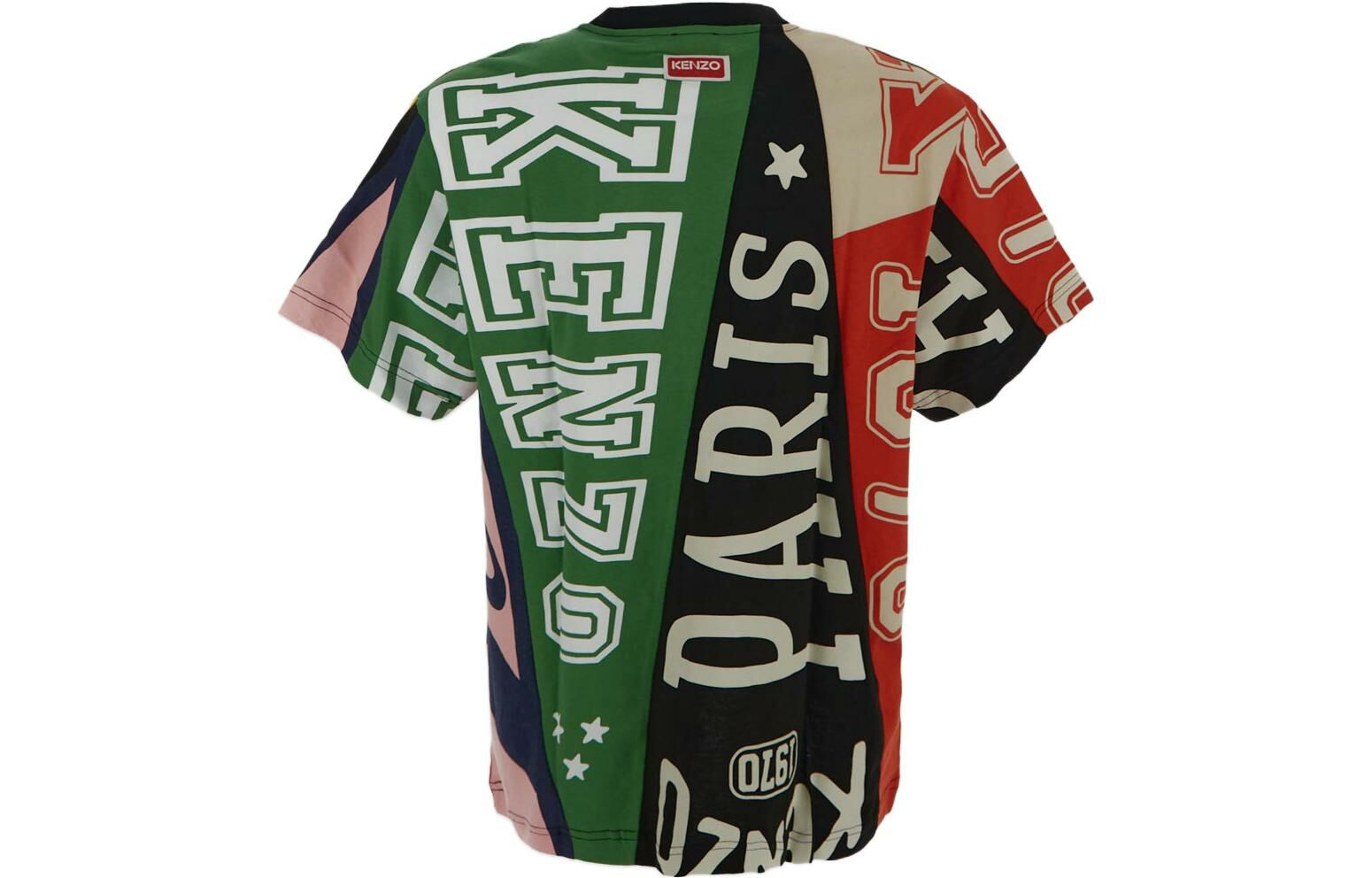 【代購】KENZO All-Over Logo Printed Crewneck T-Shirt