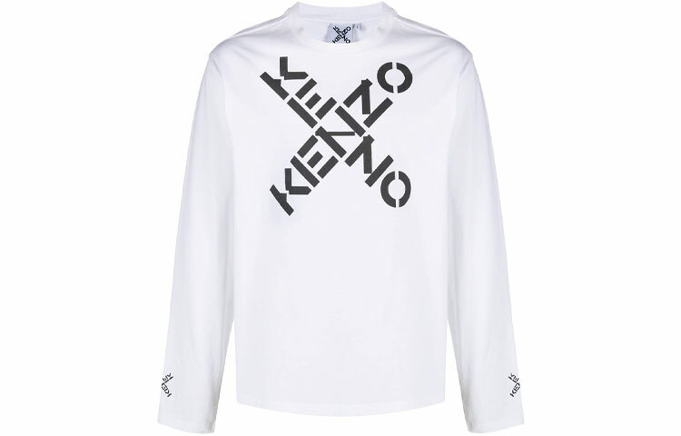 【代購】KENZO Letter Logo T-Shirts Men White