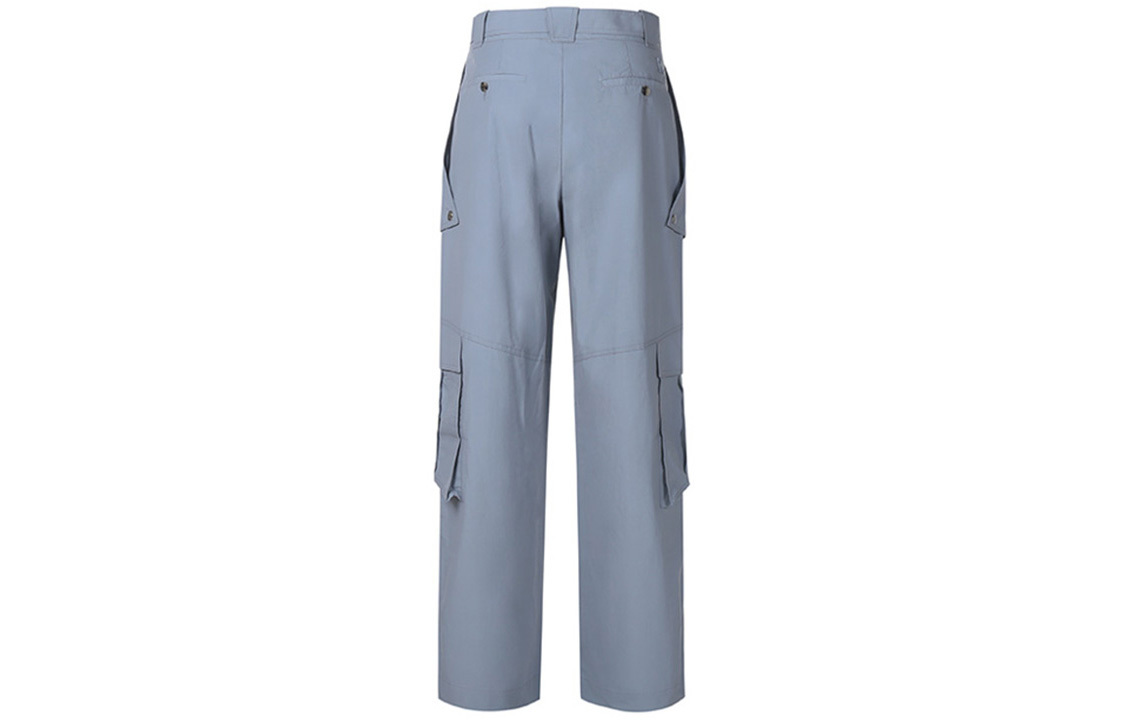 【代購】KENZO Casual Pants Men Gray Blue