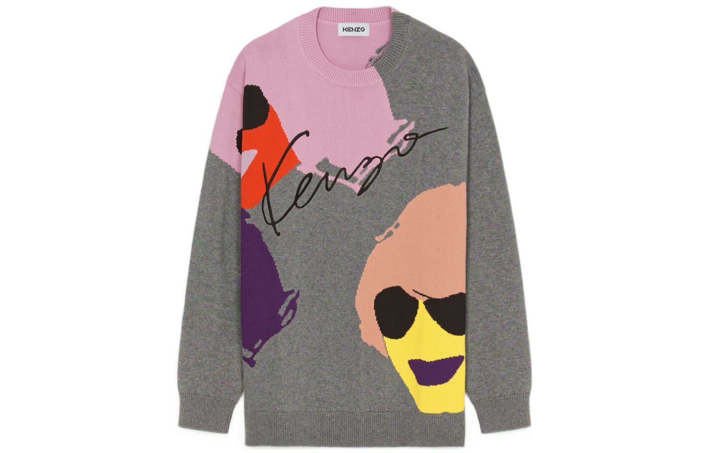 【代購】KENZO Sweaters Men Gray