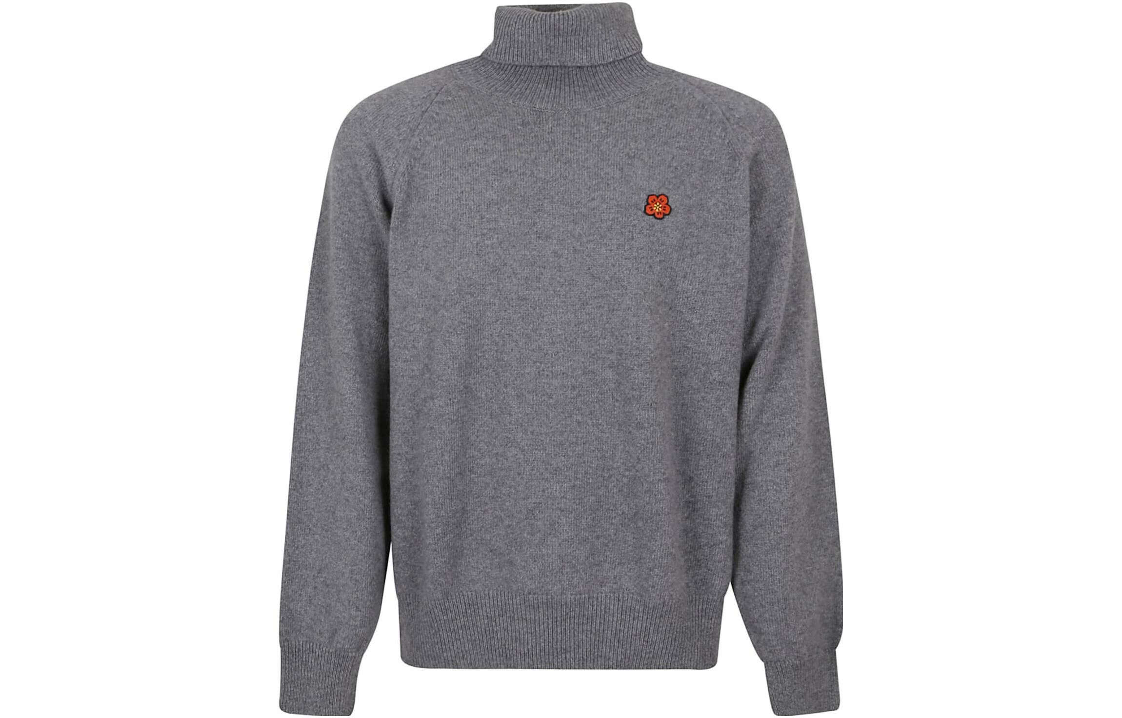 【代購】KENZO Boke Flower Embroidered Roll-Neck Knit Jumper