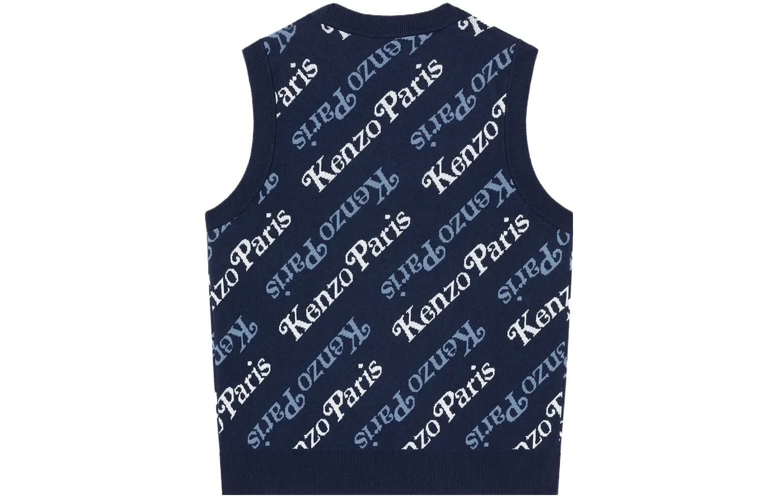 【代購】KENZO Logo Intarsia Knit Vest