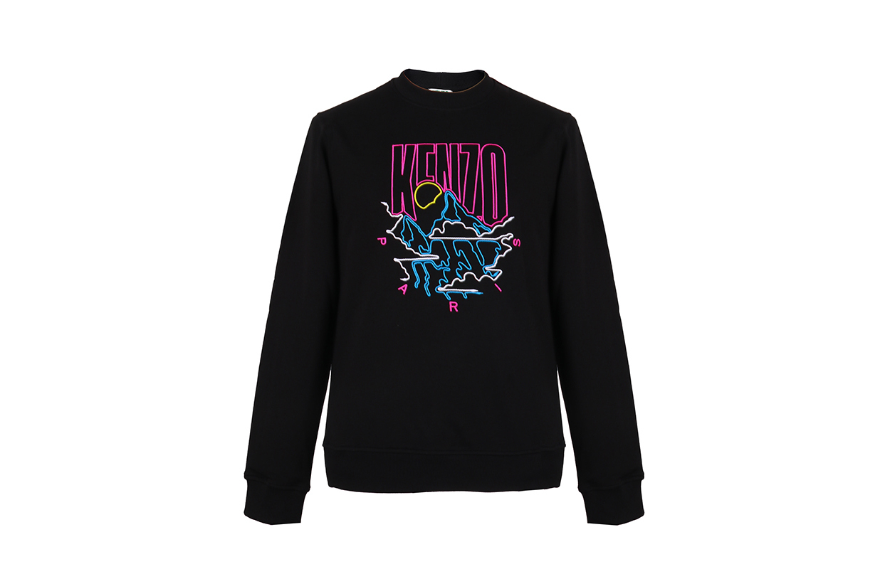 【代購】KENZO Sweatshirts Men Black