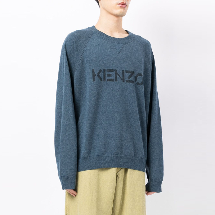 【代購】KENZO Sweaters Men Blue
