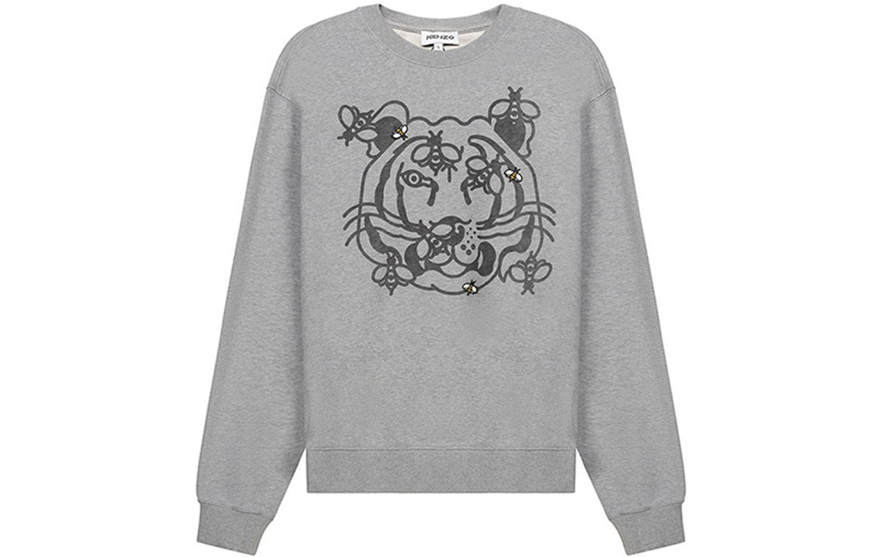 【代購】KENZO Sweatshirts Men Pearl Gray