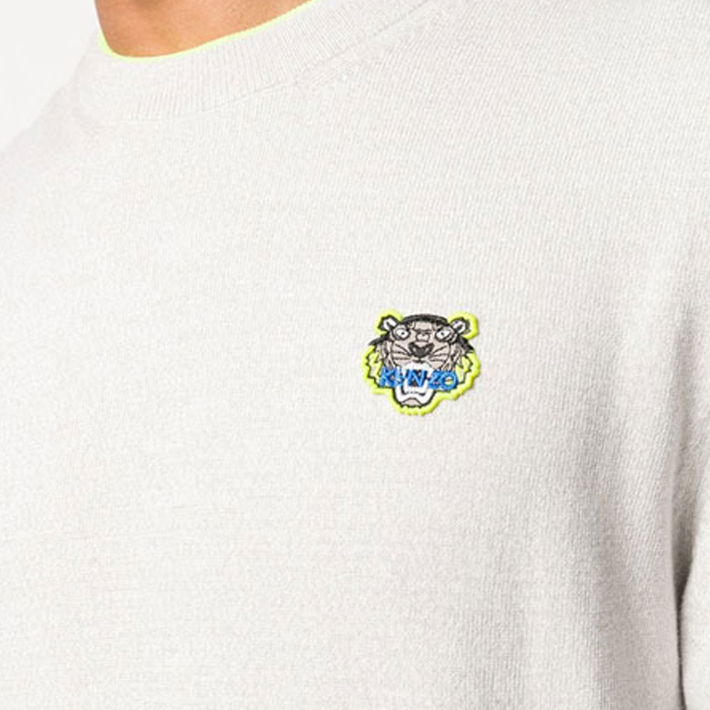 【代購】KENZO Sweaters Men Light Gray