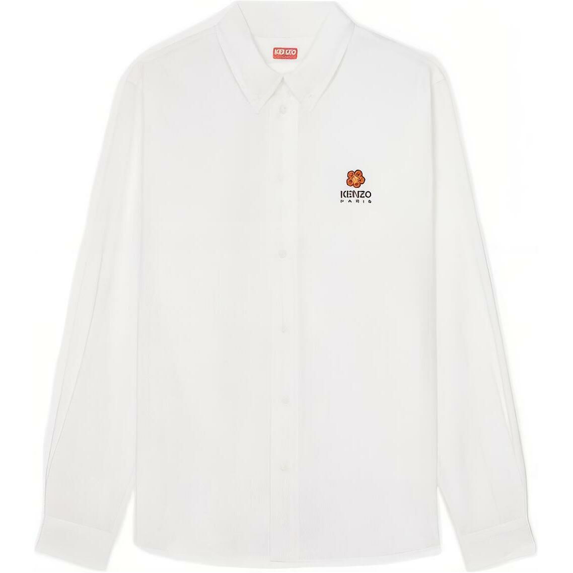 【代購】KENZO Boke Flower Embroidered Buttoned Shirt