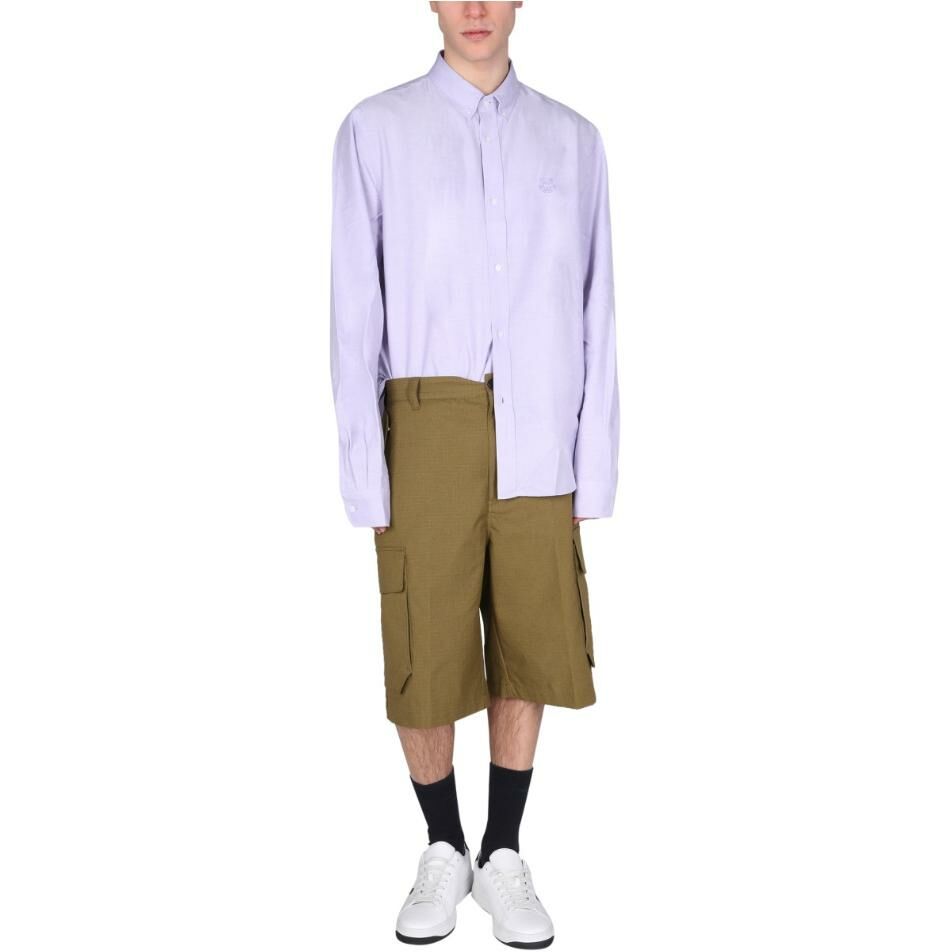 【代購】KENZO Classic Tiger Head Shirts Men Purple