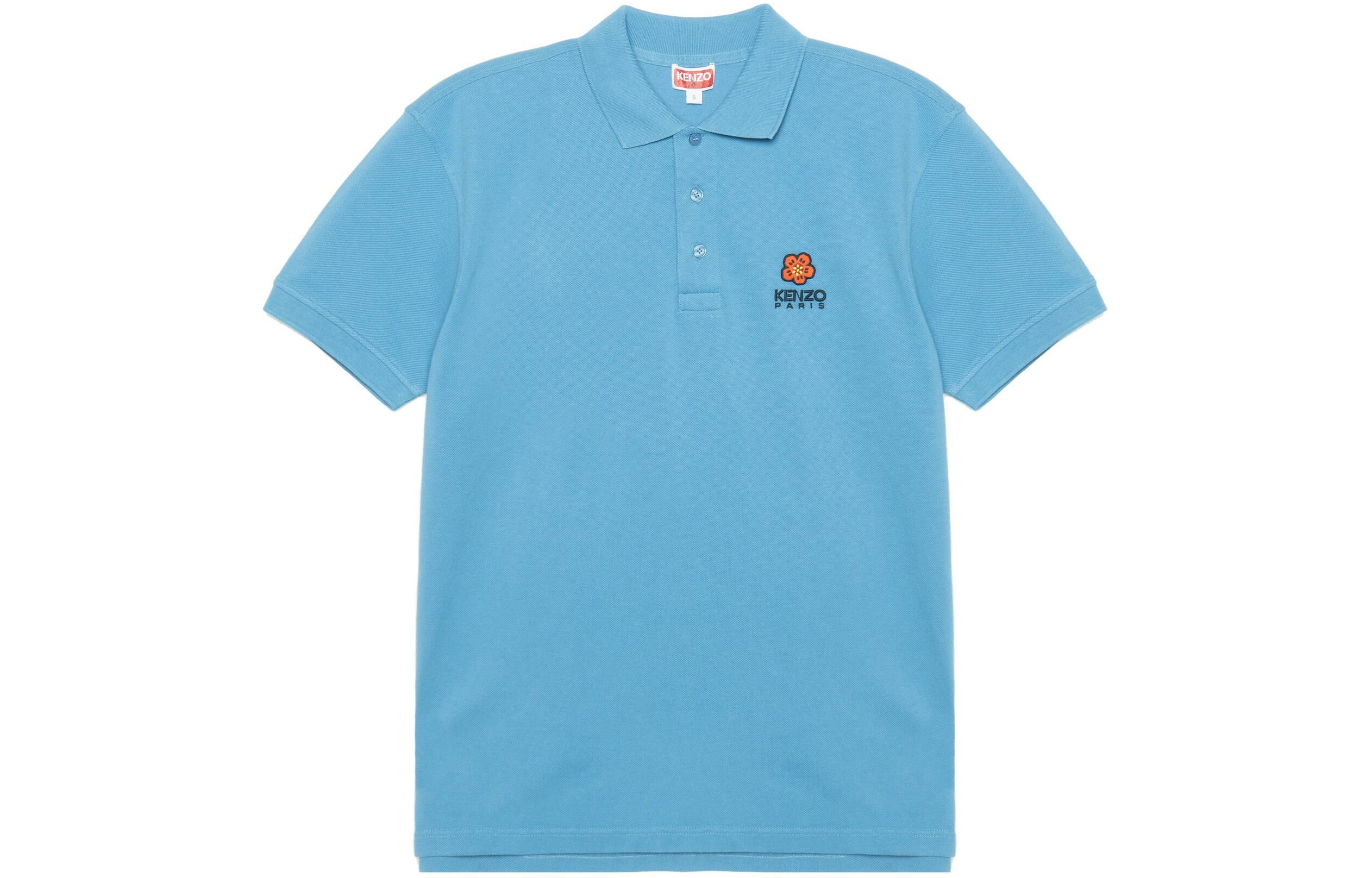 【代購】KENZO Boke Flower Series Polo Shirts Men Sky Blue