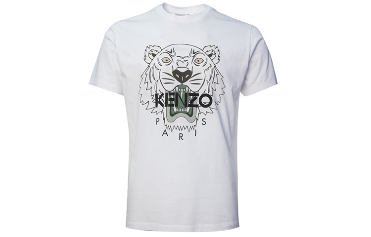 【代購】KENZO Classic Tiger Head T-Shirts Men White