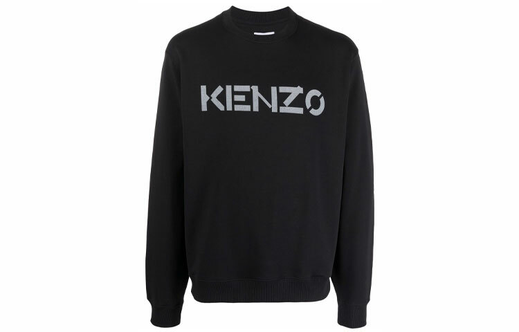 【代購】KENZO Letter Logo Sweatshirt Men's Black