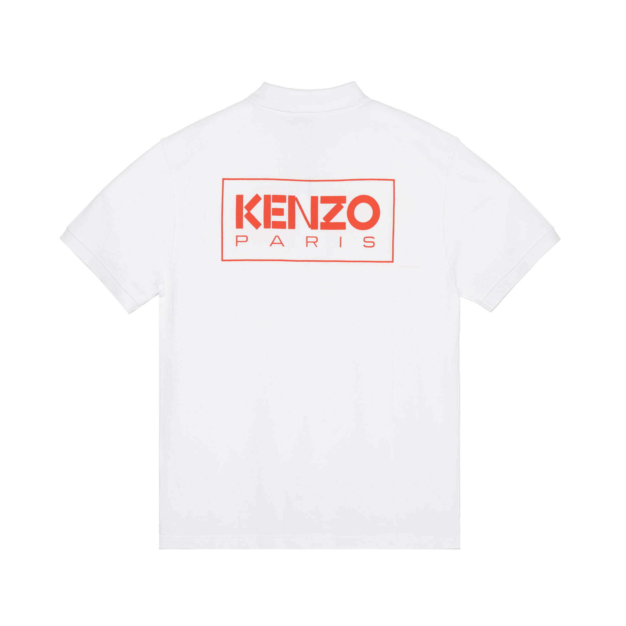 【代購】KENZO Letter Logo Polo Shirts Men White