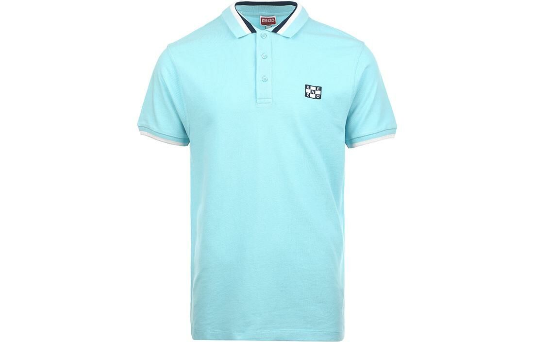 【代購】KENZO Polo Shirts Men Light Blue