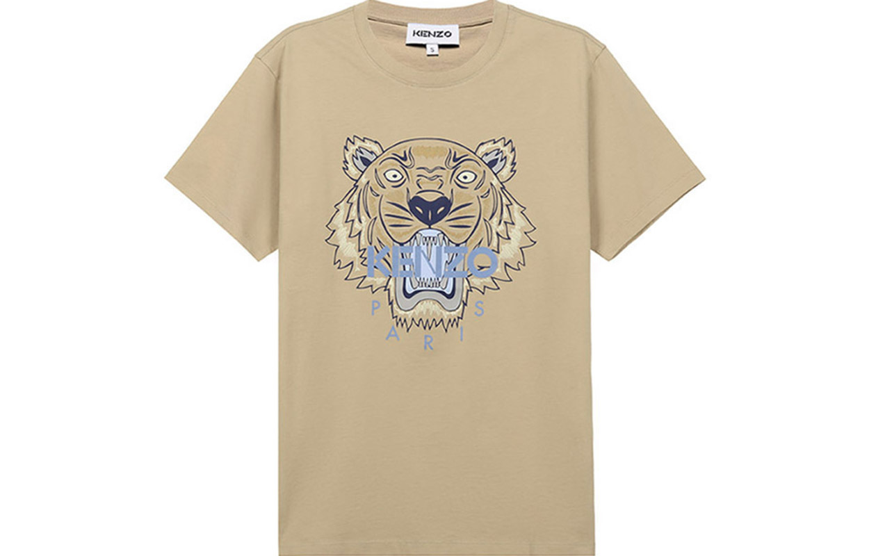【代購】KENZO T-Shirts Men Beige Yellow