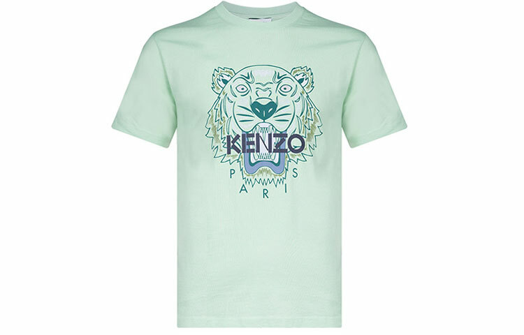 【代購】KENZO Classic Tiger Head T-Shirts Men Light Green
