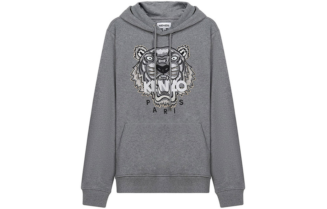 【代購】KENZO Classic Tiger Head Sweatshirts Men Dove Gray
