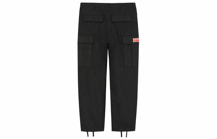 【代購】KENZO Cargo Pants Men Black