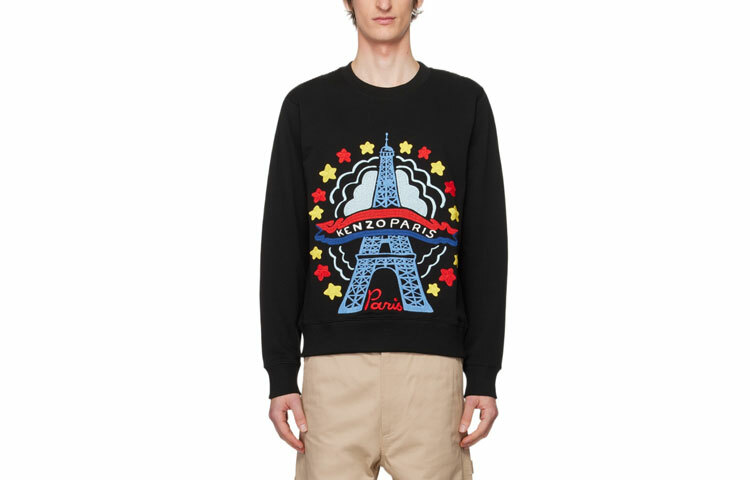 【代購】KENZO Drawn Varsity Crewneck Sweatshirt