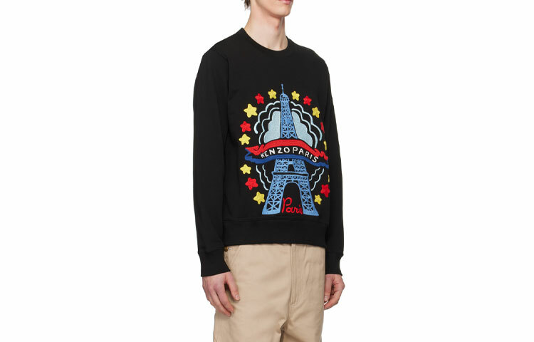 【代購】KENZO Drawn Varsity Crewneck Sweatshirt