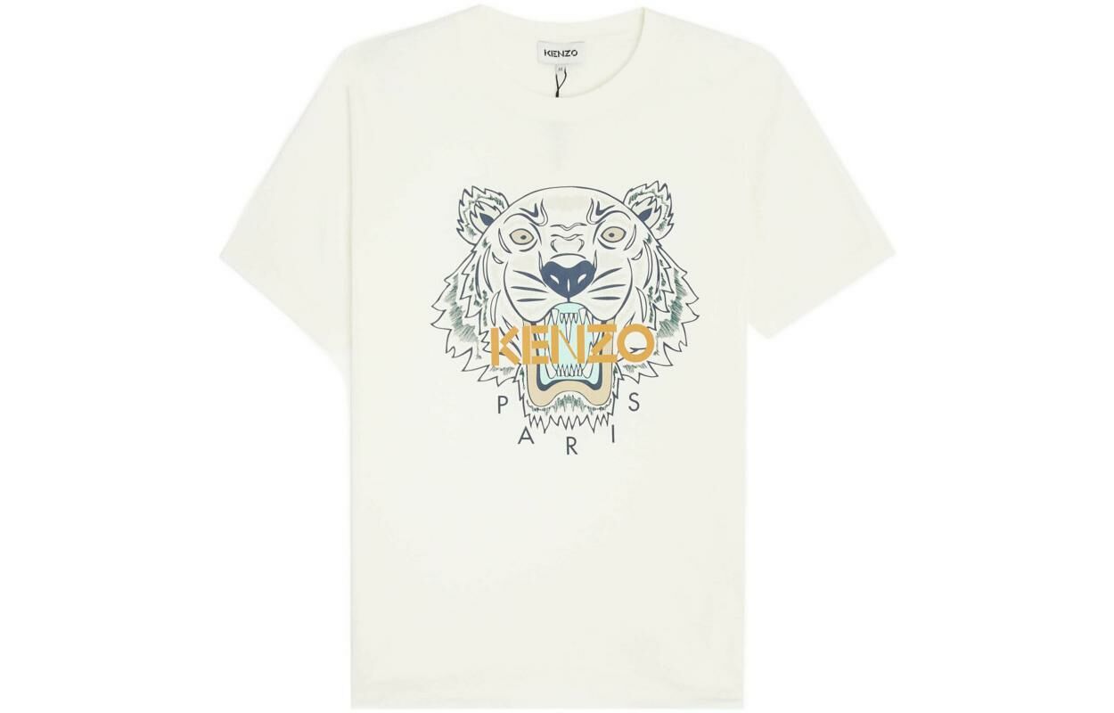 【代購】KENZO Classic Tiger Head T-Shirts Men White