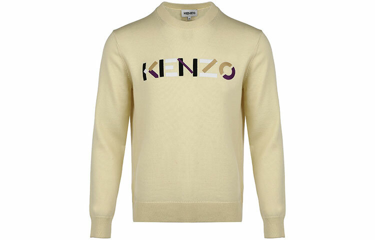 【代購】KENZO FW21 Knitwear Men's Light Yellow