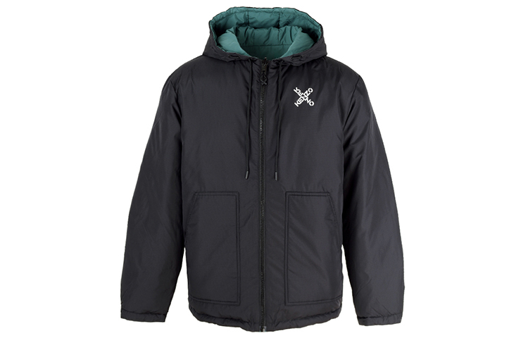 【代購】KENZO Down Jacket Men's Black Green