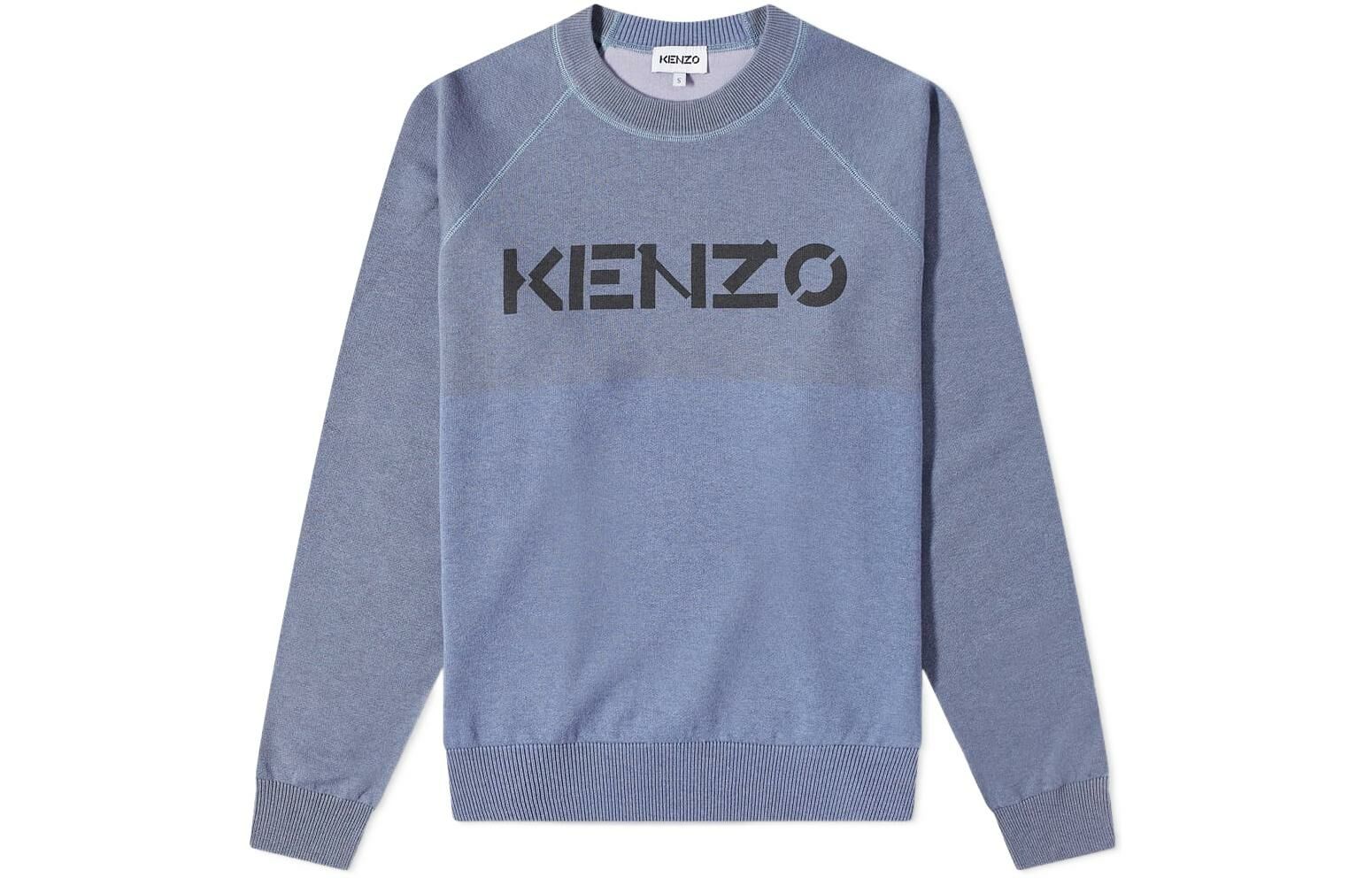 【代購】KENZO Two-tone Logo-print Sweatshirt