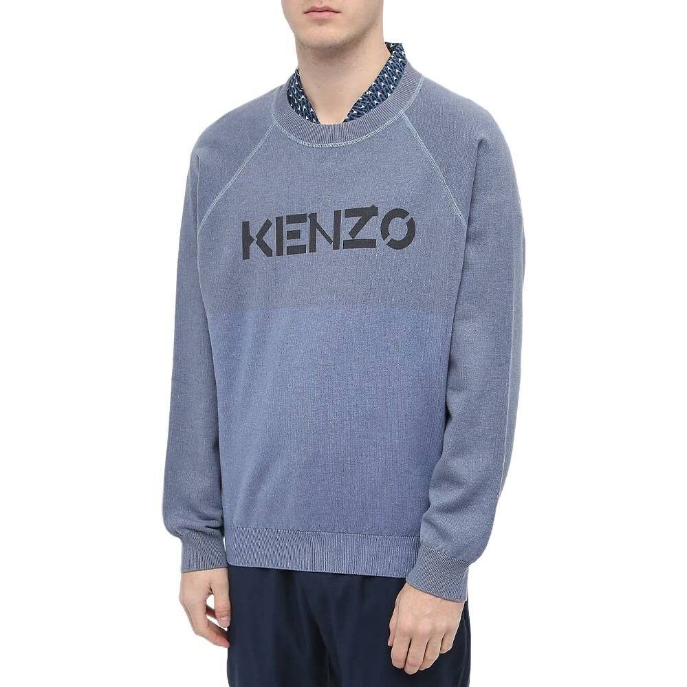 【代購】KENZO Two-tone Logo-print Sweatshirt