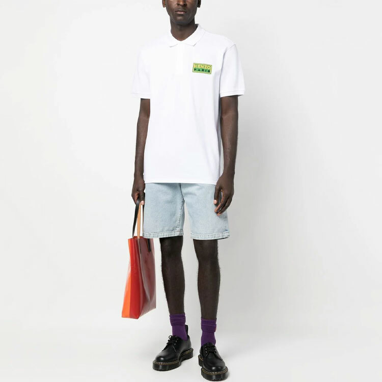 【代購】KENZO Logo Patch Short-Sleeved Polo Shirt
