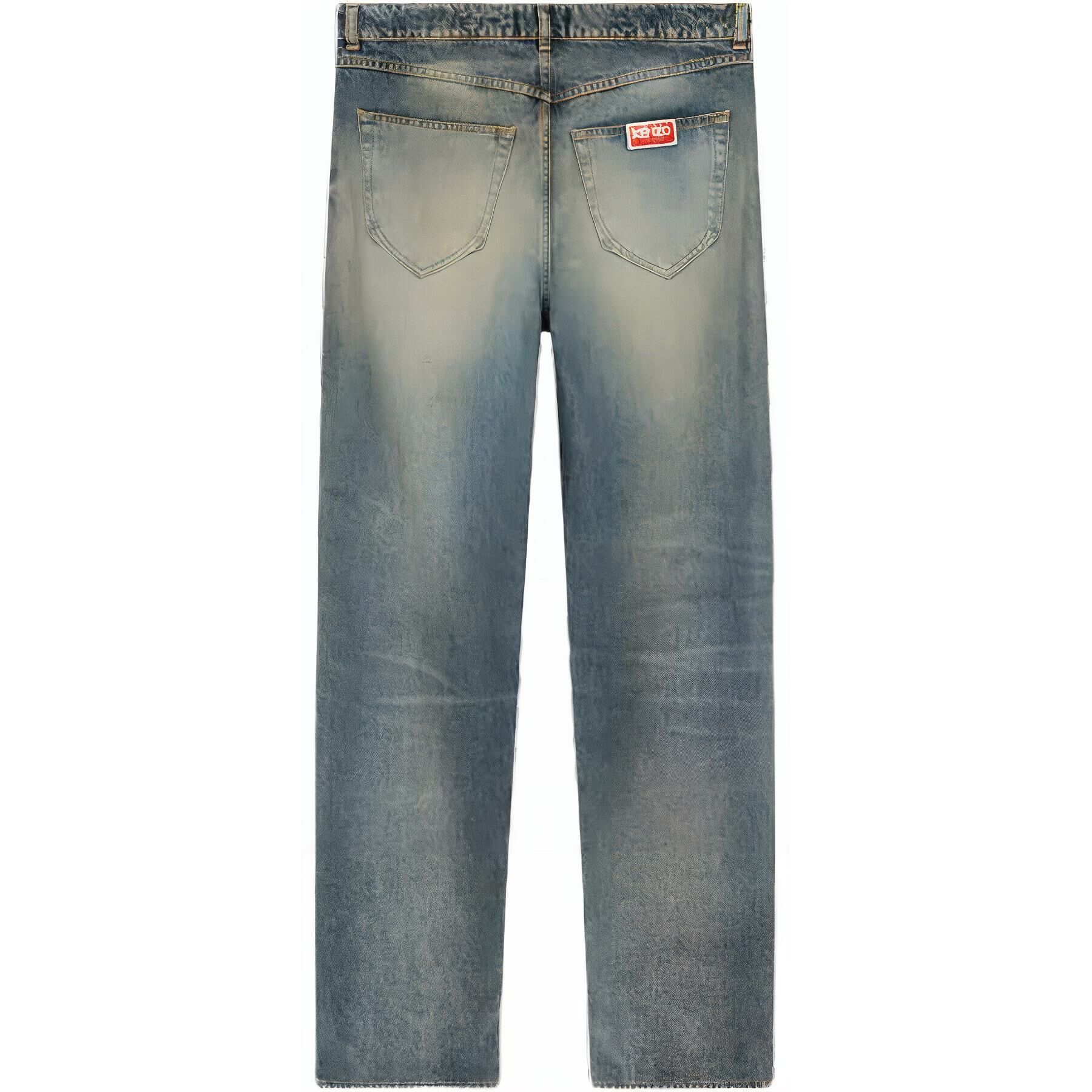 【代購】KENZO Asagao Straight Fit Jeans