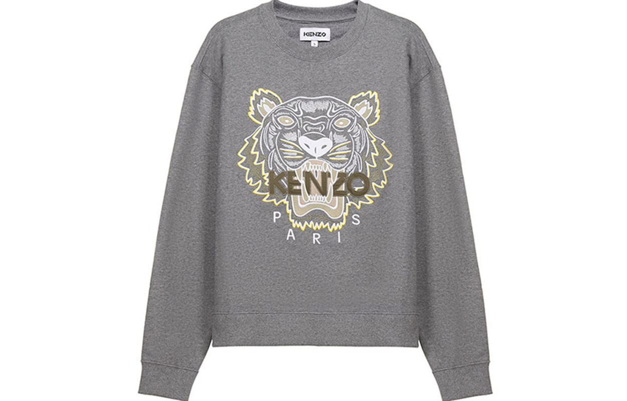 【代購】KENZO Sweatshirts Men Dove Gray