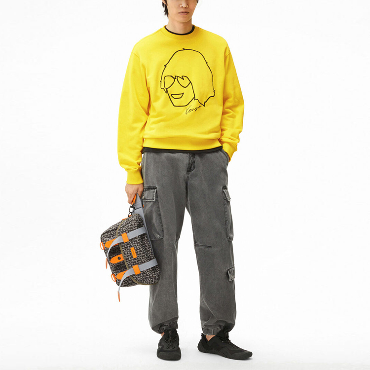 【代購】KENZO Sweatshirts Men Yellow